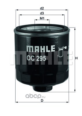 Mahle/Knecht OC295 Фильтр масляный