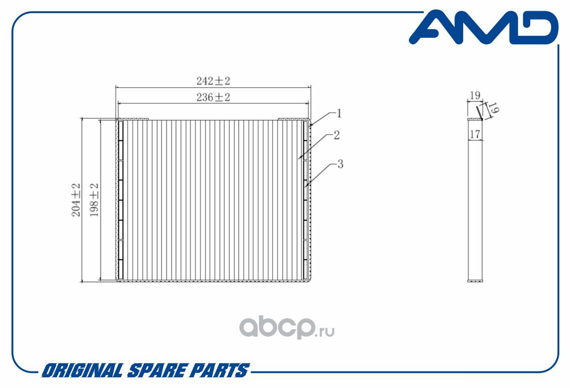 AMD AMDFC32 Фильтр салонный